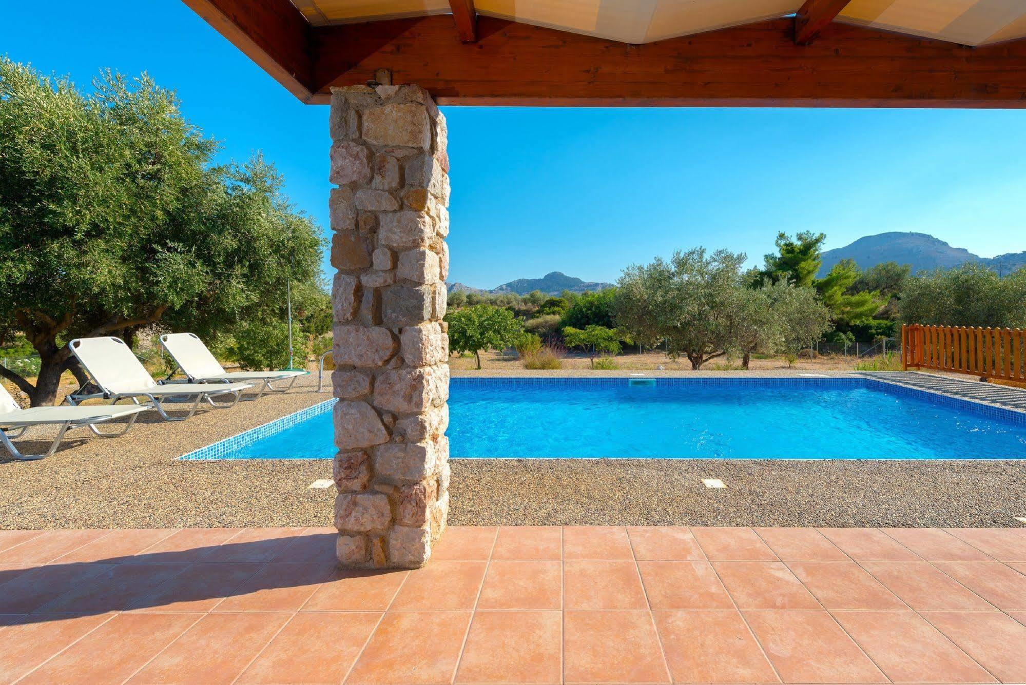 Olive Private Villa Swimming Pool 5 Bdr Rhodes Колимбия Экстерьер фото